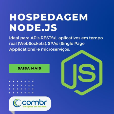 hospedagem Combr NodeJS